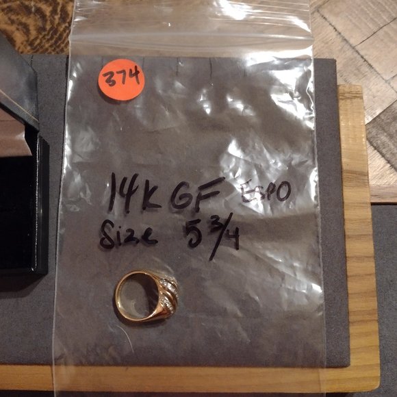 14K GF Ring Size 5.75 - Picture 6 of 9